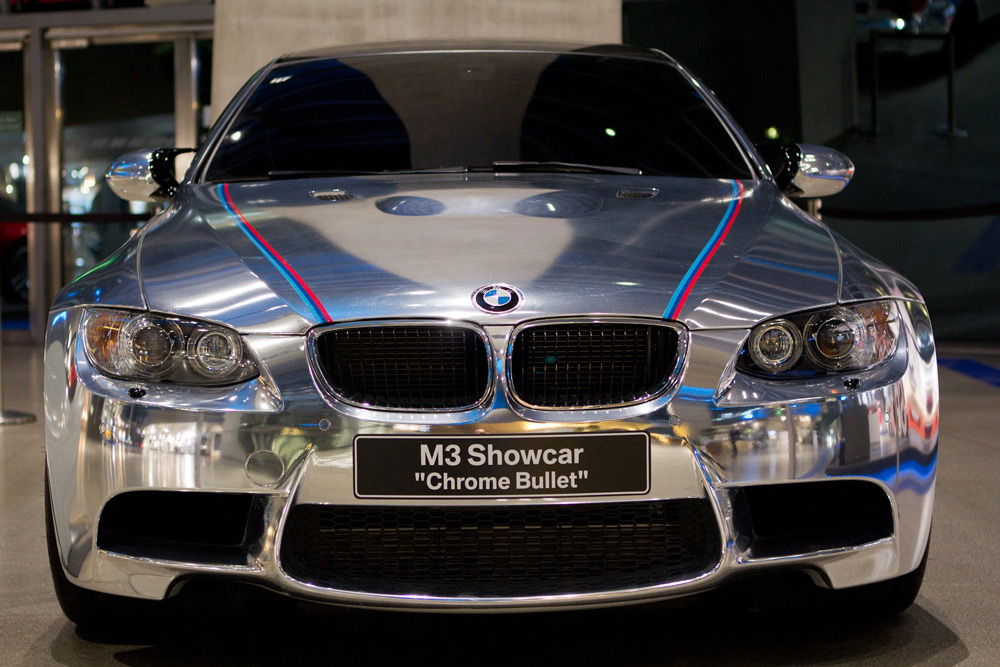 BMW M3 с серебристым кузовом
